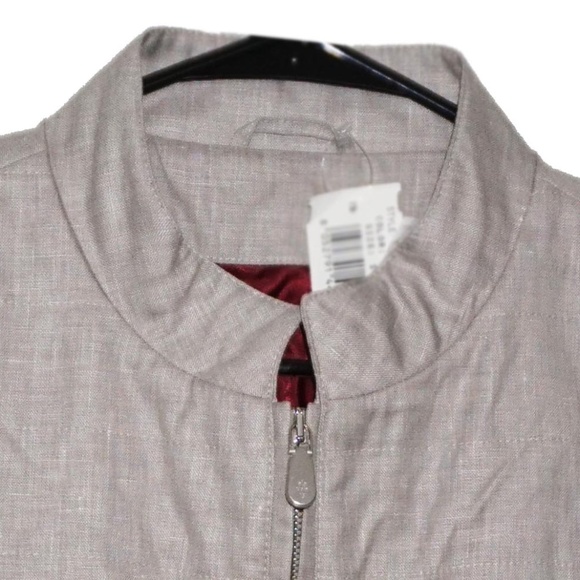 Platinum Eleventy Special Collection Men Linen Ves - Picture 3 of 4